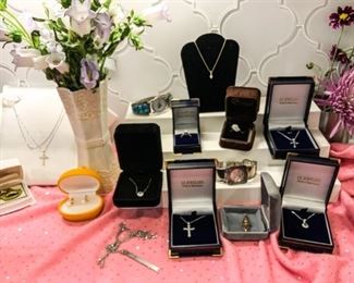 JEWELRY* Summertime shimmer is here...casual Sterling, airy openwork gold...and NL has a beach full of Mid-Century jewelry that is so HOT!!!