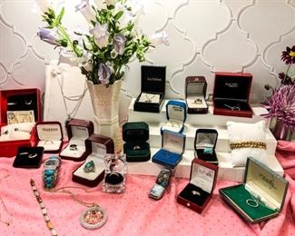 JEWELRY* Summertime shimmer is here...casual Sterling, airy openwork gold...and NL has a beach full of Mid-Century jewelry that is so HOT!!!