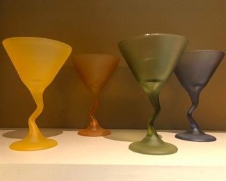 Okay like these martini glasses show how I felt after last month's warehous . . . 