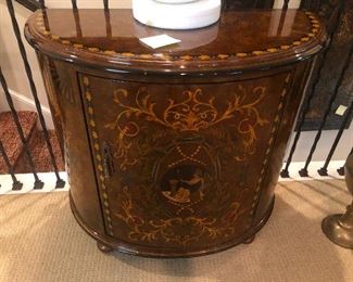  lovely engraved parlor cabinet