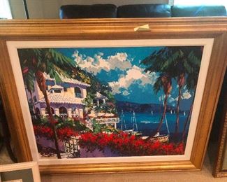 This painting depicts where I go in my mind when you haggle with me