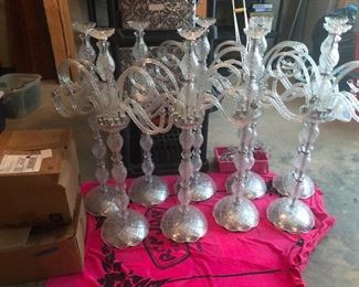 wow, blown-glass candle holders you need this