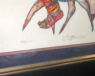 Wow, it's signed. I can't read it, can you read it?