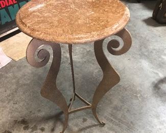 I see eyeballs and a flat forehead