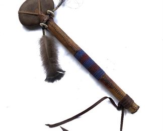 Vintage Native American War Club Tomahawk 