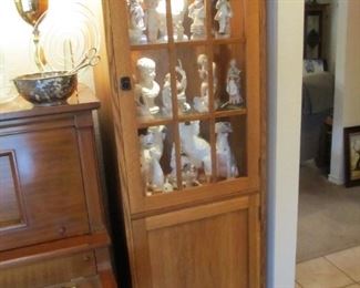 Beautiful handmade lighted display case handcrafted by a master carpenter.