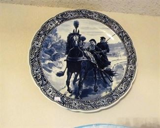 Large collection of Delft porcelain