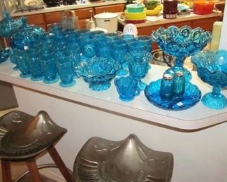 LE Smith "Moon & Stars" in Colonial Blue