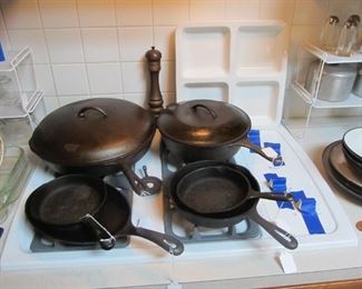 Lots of vintage items! - Pyrex, Anchor Hocking, China, Glassware, Enamelware, Cast-iron, Small Appliances, & more!