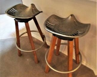 metal tractor seat barstools - we have 4.  They retail for over $230 ea.   get a great deal right here!  Farmhouse decor.