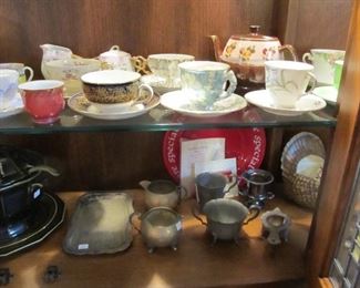 Lots of beautiful collectibles! Crystal, Delft Porcelain, Bone China, Psycho Ceramics, Pfaltzgraff & more!