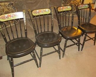Vintage Nichols & Stone Windsor Dining Chairs - 4pc. "1774"