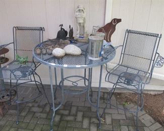 Check out our beautiful patio sets, garden decor, fountains, birdbaths, lawn tools, & compost bin