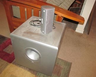 JBL surround sound system with 5 speakers.