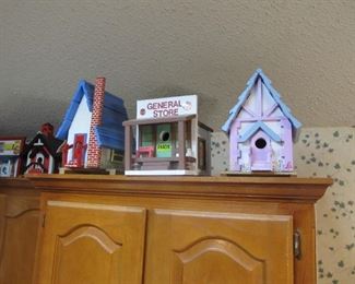 Custom designed & painted birdhouses - one-of-a-kind. these are built SOLID!   A MUST-BUY!  SO CUTE!