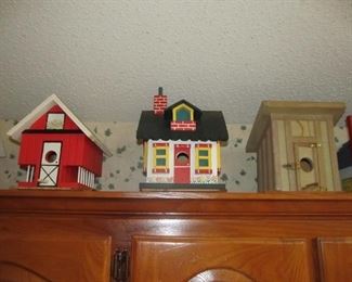 Custom designed & painted birdhouses - one-of-a-kind. these are built SOLID!   A MUST-BUY!  SO CUTE!