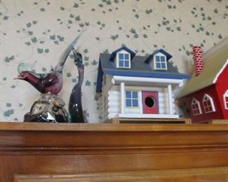 Custom designed & painted birdhouses - one-of-a-kind. these are built SOLID!   A MUST-BUY!  SO CUTE!