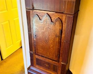 1800-1820 John Smith Wrexham, England Tall Case Grandfather Clock. 