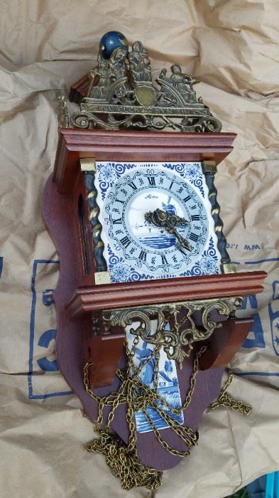 Delft Wall clock