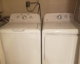 2017 GE washer and dryer