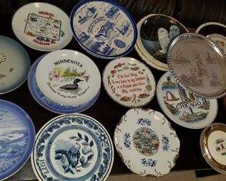 Great collection of souvenir plates