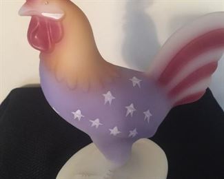 Fenton Glass Rooster