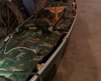 Buy it now! This is a presale item. Made in the USA collapsible kayak. This boat has very little use. Comes with paddles, travel bag and trailer. $You can own a FOLBOT for $750.