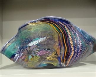 Clam Shaped Glass Bowl - James Nowak