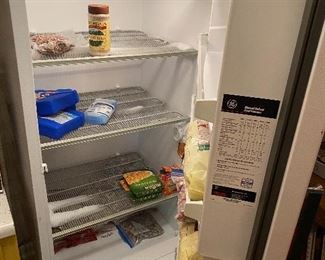 GE Freezer
28 in wide, 28.5 deep, and 61.5 tall