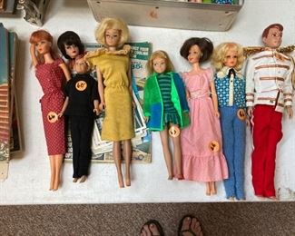 57 Vintage Barbie Dolls