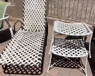 Patio Chaise, Patio Ottomans