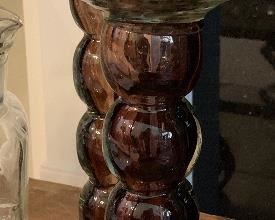 Glass Candle Holders