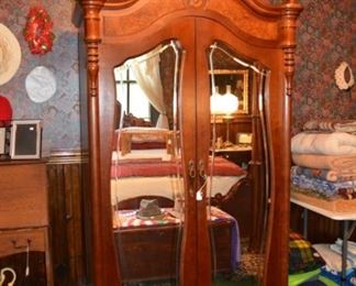 Beautiful mirrored armoire