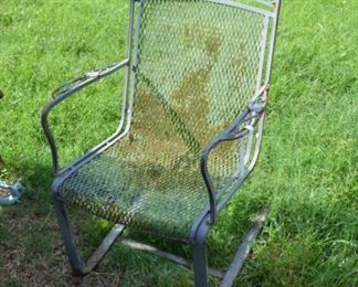 Vintage metal chairs