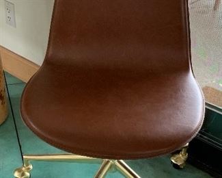 Crate and Barrel Leather Chair