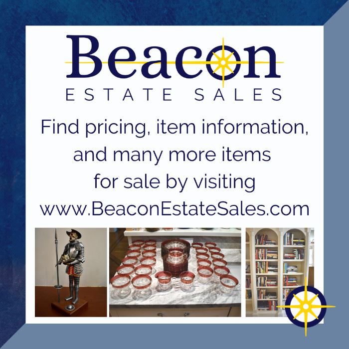 Find pricing, item information and more items for sale at beaconestatesales.com/sale013.