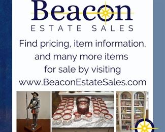 Find pricing, item information and more items for sale at beaconestatesales.com/sale013.