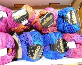 Noro skeins of yarn