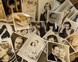 Part of over 500 Studio Stock Photos of 1920-30's Movie Stars...Some Vaudeville & Some Signed