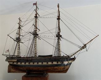 HMS Octavia 1848 Ship model 31"L x 27"H