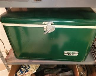 $50.00, Vintage GreenThermos cooler vg condition