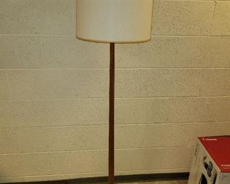 $50.00, MCM Teak pole lamp