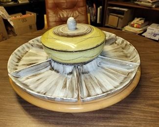$65.00, Santa Anita Ware Party tray VG condition