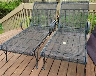 $50.00 each, Woodard Chaise lounge chairs VG condition 2 available