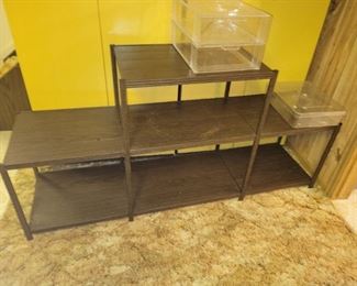 $5, metal shelving