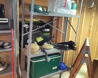 Lots of metal shelving $10 each 5 available