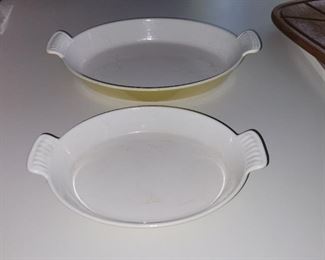 $90, 2 LeCreuset 14"