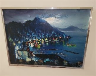 Original painting of Hong-Kong purchased in Hong-Kong