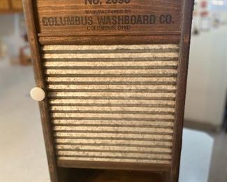 Vintage Columbus Washboard Company Cabinet