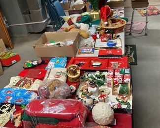 Lots of Christmas decor